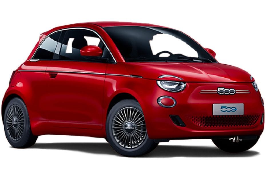 فيات 500E أحمر