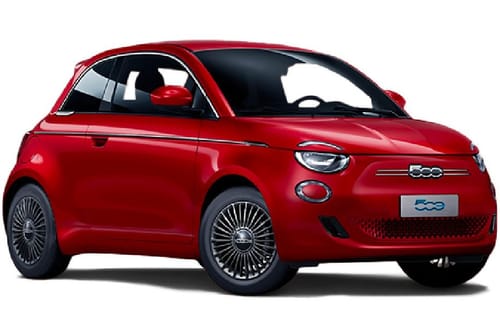 فيات 500E أحمر