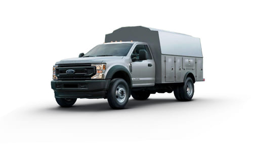 فورد سوبر ديوتي شاسيه كاب أبيض