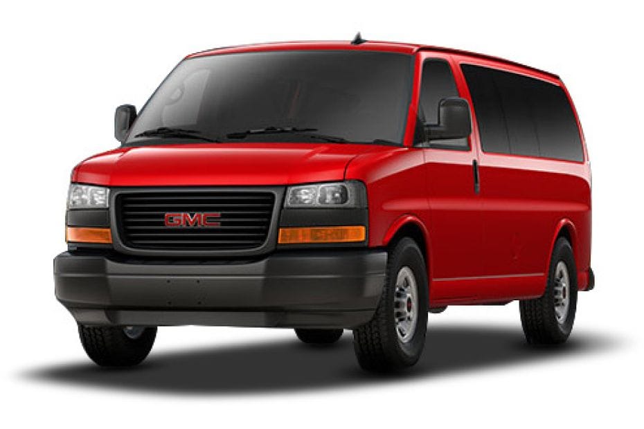 GMC Savana Cardinal Red