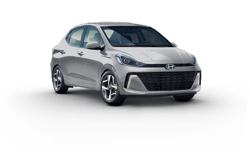 هيونداي جراند آي 10 فضة تيتانيوم