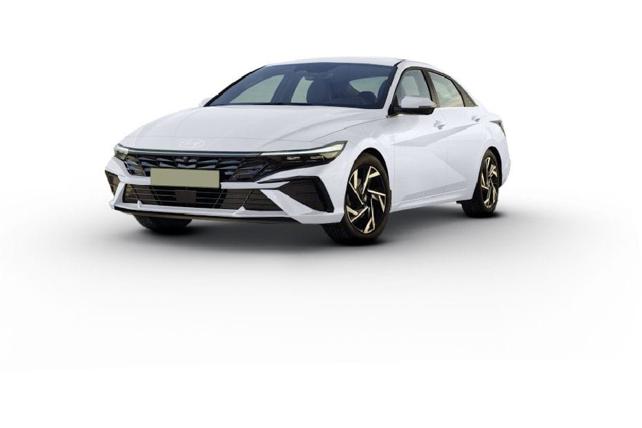 Hyundai Elantra White Crystal