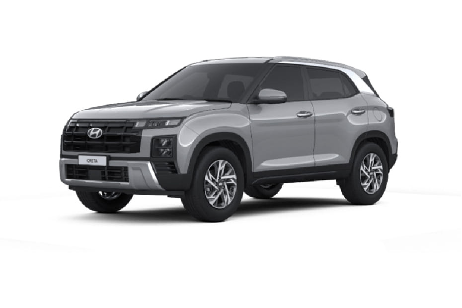 Hyundai Creta Magnetic Silver Metallic Creamy White Pearl