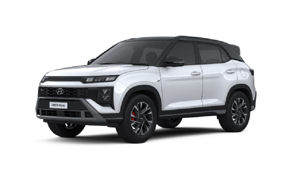 Hyundai Creta Cremy White Pearl Black Roof N Line