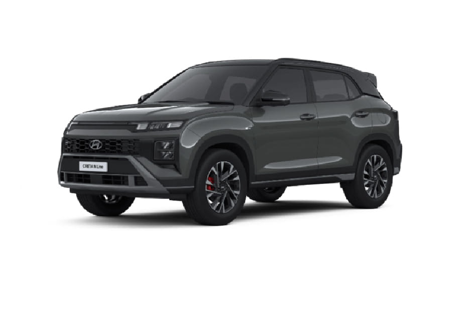 Hyundai Creta Titan Gray Metallic Black Roof N Line