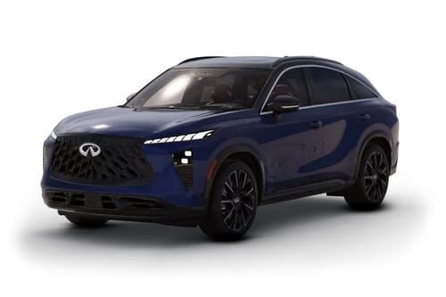 Infiniti QX65 Grand Blue Black Obsidian Two-Tone