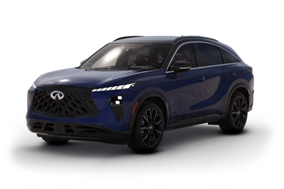Infiniti QX65 Grand Blue Black Obsidian Two-Tone