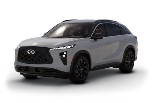 Infiniti QX65 Radiant White Black Obsidian Two-Tone
