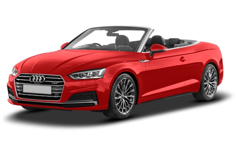 Audi A5 Cabriolet Matador Red Metallic in Saudi Arabia