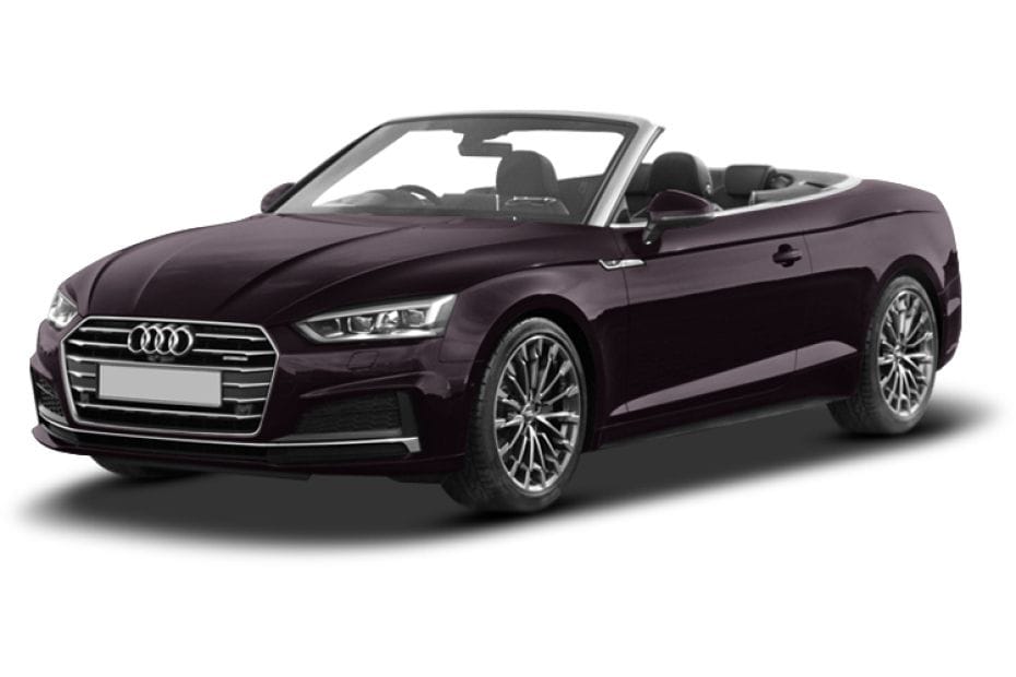Audi A5 Cabriolet Dark Burgandy in Saudi Arabia