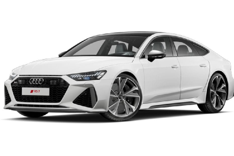 أودي RS7 أبيض انهيار جليدي