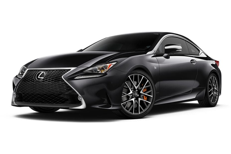 لكزس RC أسود ضوء النجوم