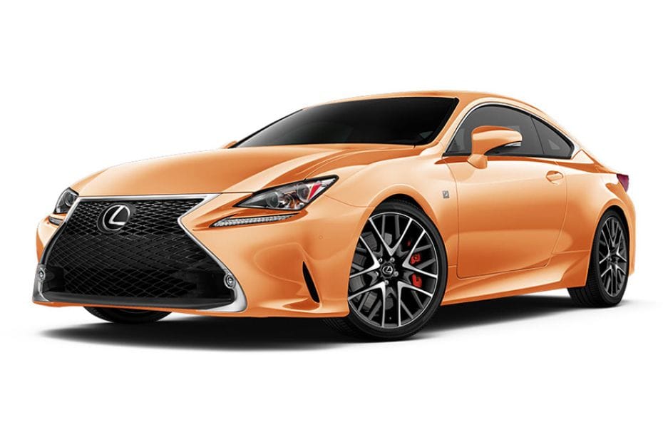 لكزس RC برتقالي