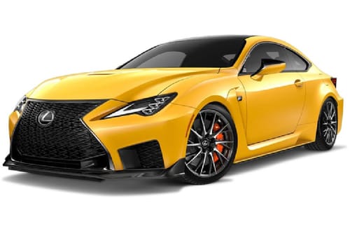 لكزس RC F أصفر
