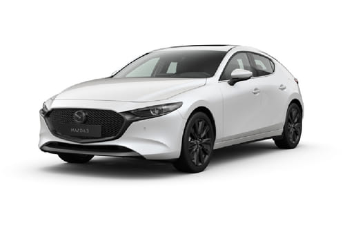 Mazda 3 Hatchback Snow Flake White Pearl