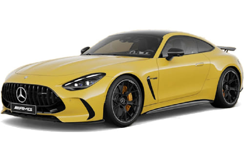 مرسيدس بنز إيه إم جي جي تي 2025 أصفر