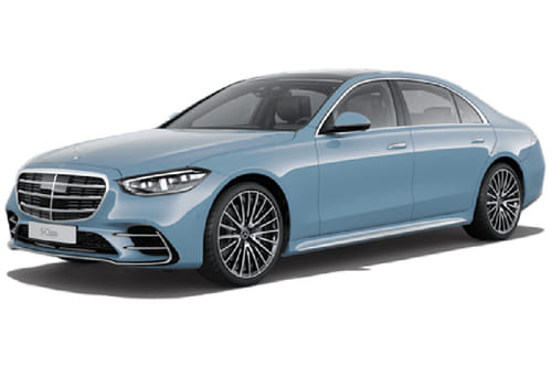 مرسيدس بنز أس  كلاس سيدان أزرق قديم