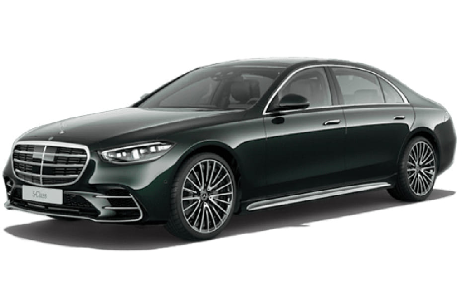 مرسيدس بنز   أس  كلاس سيدان أخضر