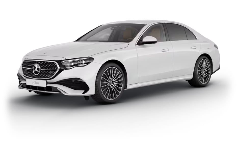 مرسيدس بنز  اي كلاس سيدان مانوفاكتر أوبالايت وايت برايت