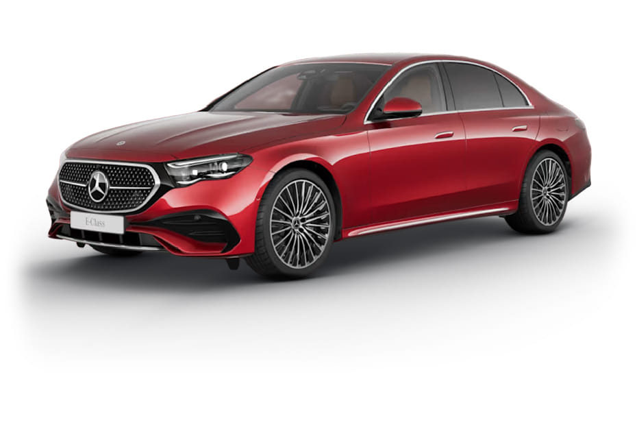 مرسيدس بنز  اي كلاس سيدان مانوفاكتر هاياسينث ريد ميتاليك