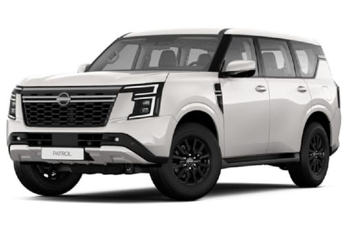 نيسان باترول  أبيض لؤلؤي