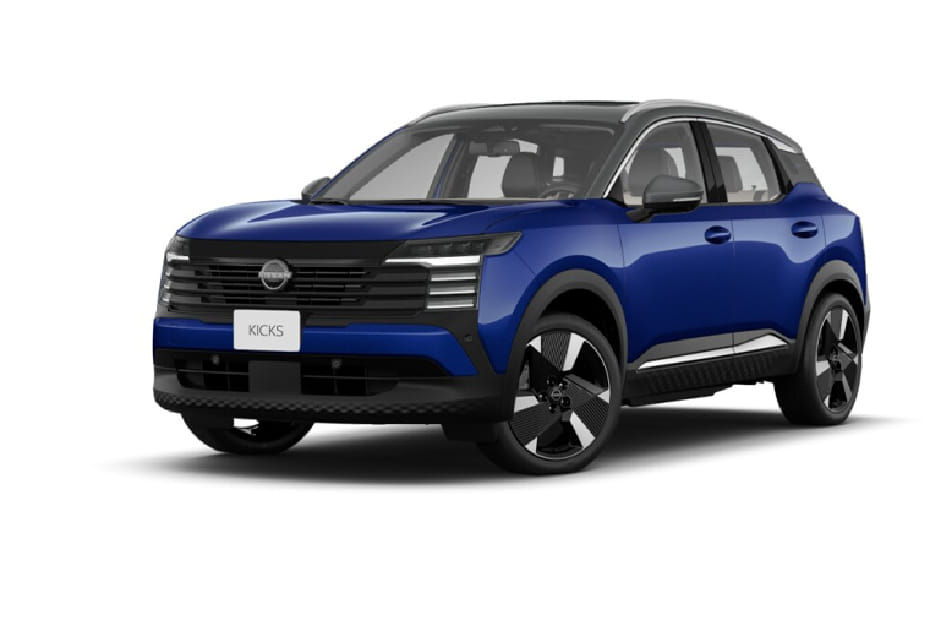 Nissan Kicks Deep Blue Pearl Gun Metallic