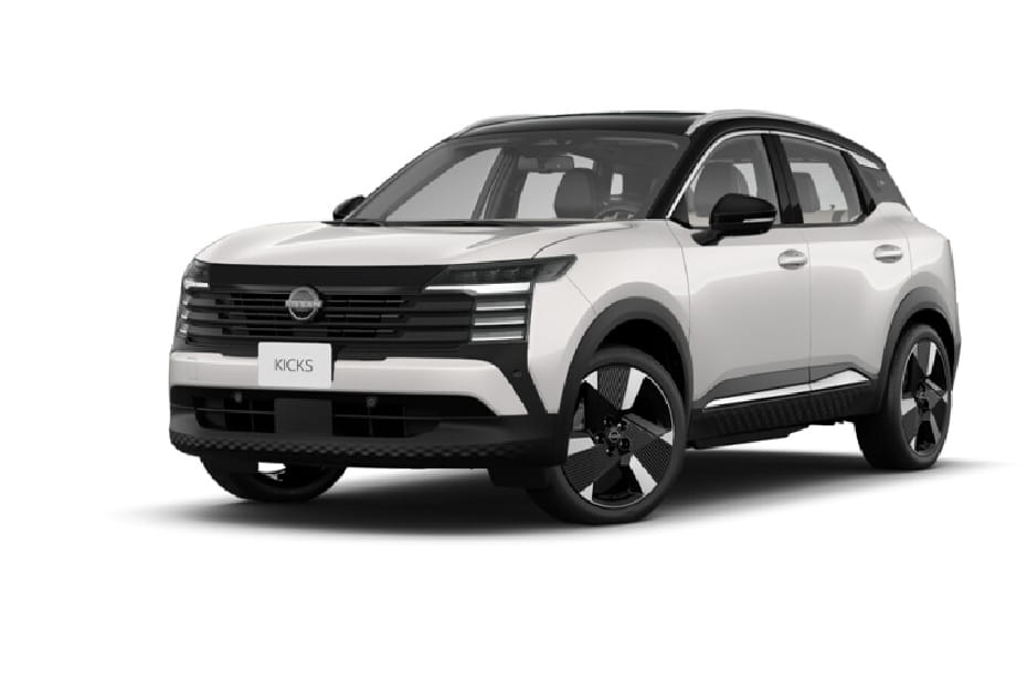 Nissan Kicks Aspen White With Super Black