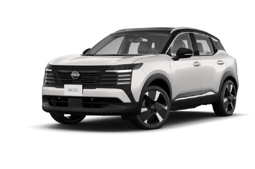 Nissan Kicks Aspen White With Super Black