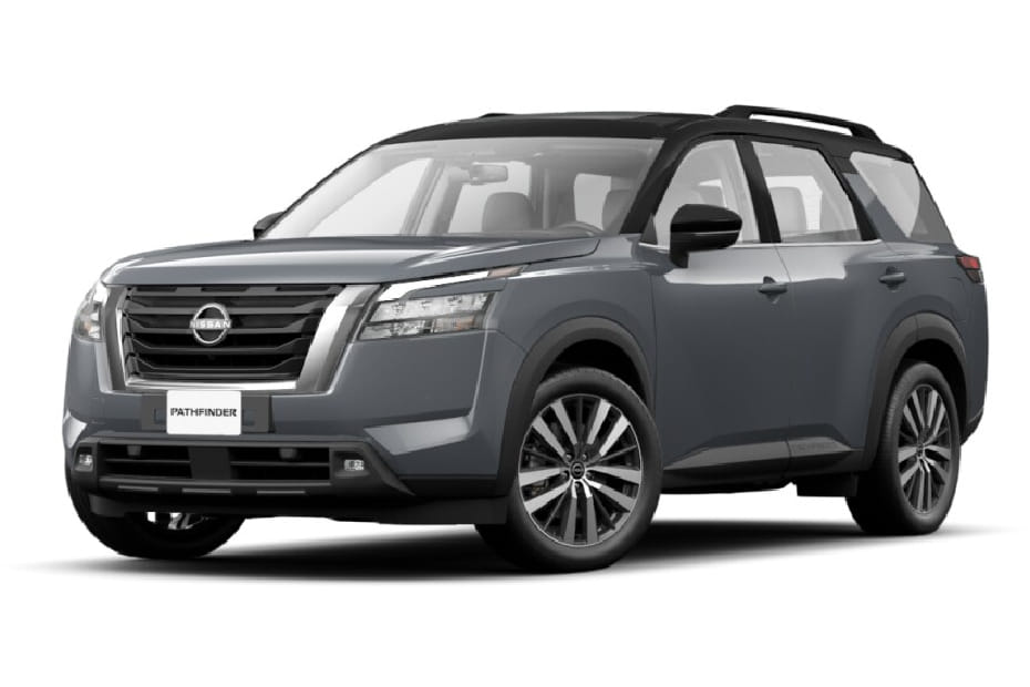 نيسان باثفايندر بولدر غراي ويذ سوبر بلاك روف