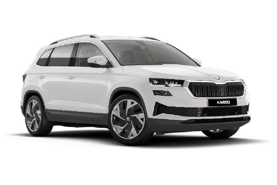 Skoda Karoq Moonlight White