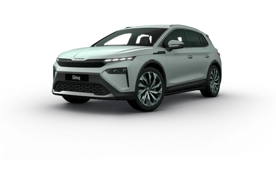 سكودا إيلروك أبيض القمر معدني