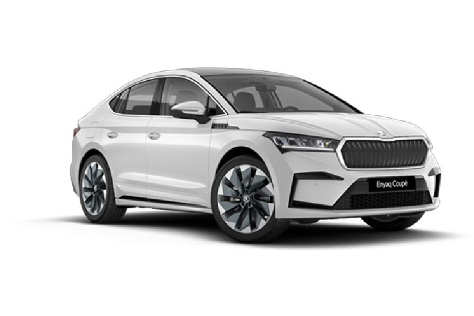 سكودا إينياك كوبيه أبيض القمر معدني