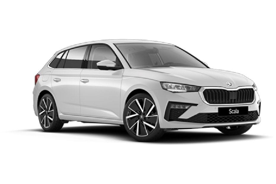 Skoda Scala 2025 Moon White Metallic
