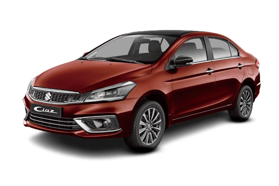 Suzuki Ciaz Opulent Red Pearl Metallic Plus Midnight Black