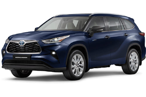 تويوتا هايلاندر أزرق داكن