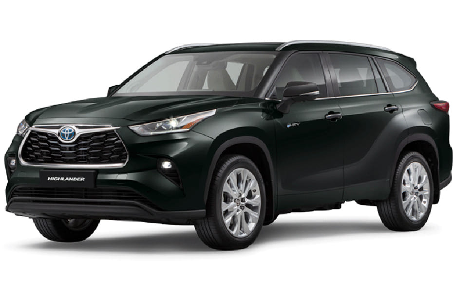 تويوتا هايلاندر ميكا سوداء ذات موقف