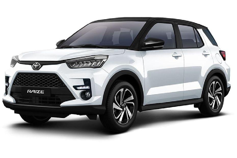 تويوتا رايز وايت بيرل ويذ بلاك روف