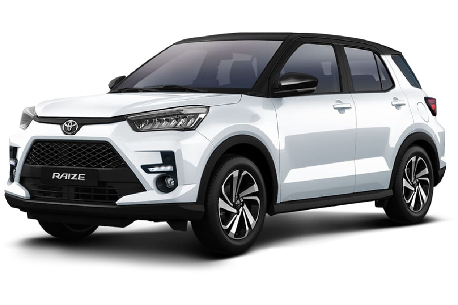 تويوتا رايز وايت بيرل ويذ بلاك روف