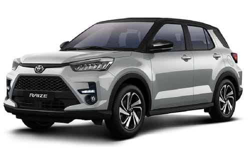 Toyota Raize Silver with Black Roof
