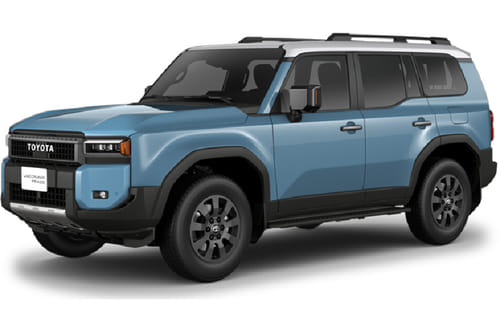 تويوتا لاند كروزر برادو  أزرق دخاني مع رمادي فاتح