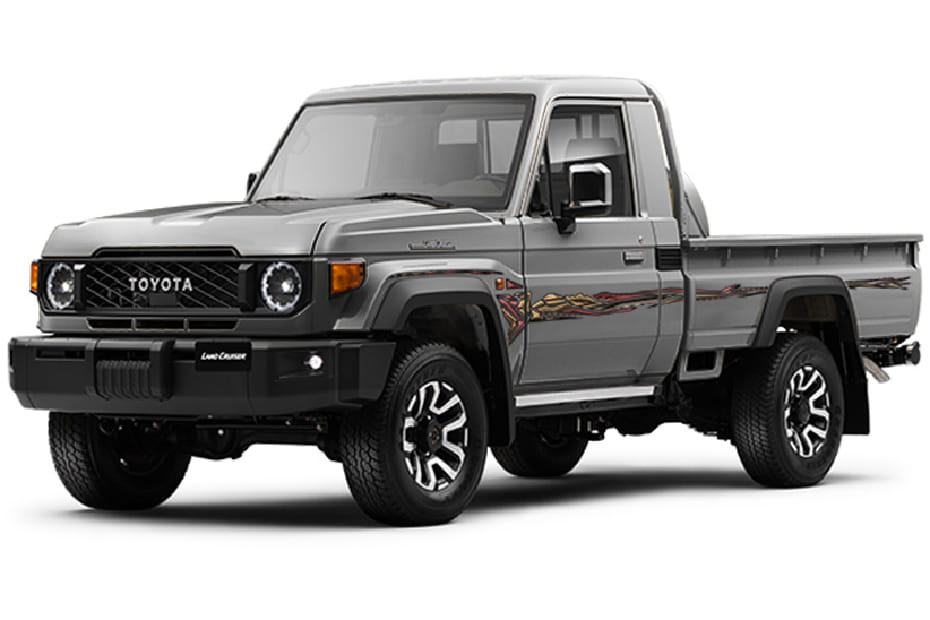 تويوتا لاند كروزر  بيك أب رمادي