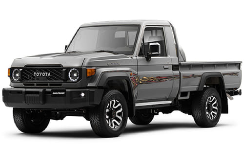 تويوتا لاند كروزر  بيك أب رمادي