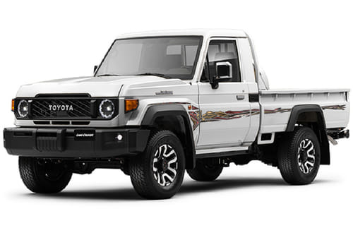 تويوتا لاند كروزر  بيك أب أبيض