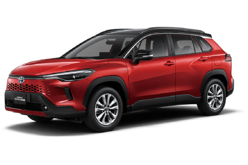 Toyota Corolla Cross Red With Black Roof