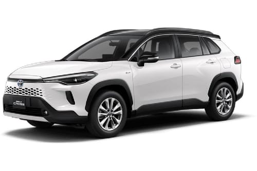 Toyota Corolla Cross White With Black Roof