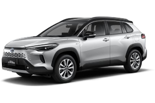 Toyota Corolla Cross Silver with Black Roof