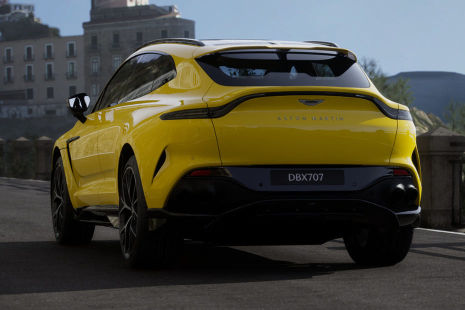 Full Rear View of Aston Martin DBX