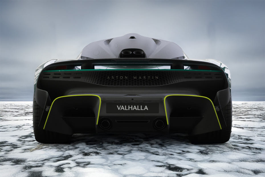 Full Rear View of أستون مارتن فالهالا