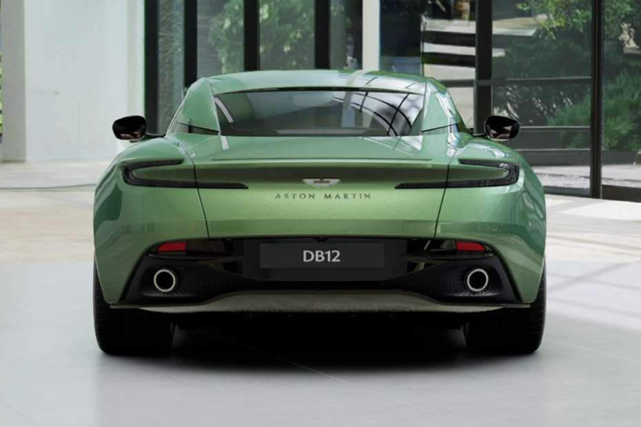 Full Rear View of Aston Martin DB12