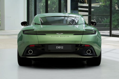 Full Rear View of Aston Martin DB12